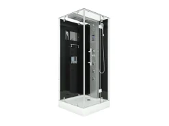 AcquaVapore AquaVapore Dampfdusche Duschtempel Sauna Dusche Duschkabine D38-23R2-EC 100x100< Einhebelmischer