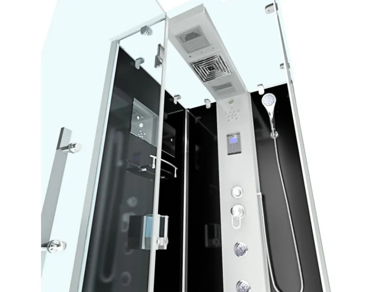 AcquaVapore Einhebelmischer<AquaVapore Dampfdusche Duschtempel Sauna Dusche Duschkabine D38-13L2 90x90 cm