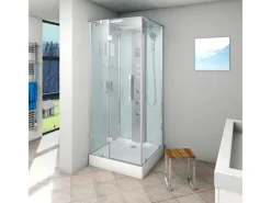 AcquaVapore Einhebelmischer<AquaVapore Dampfdusche Duschtempel Sauna Dusche Duschkabine D38-20L3-EC 100x100