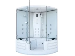 AcquaVapore AquaVapore Dampfdusche Whirlpool Dusche Duschkabine K70-WS-EH-EC 150x150cm< Einhebelmischer