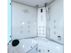 AcquaVapore AquaVapore Dampfdusche Whirlpool Dusche Duschkabine K70-WS-EH-EC 150x150cm< Einhebelmischer