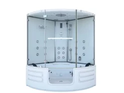 AcquaVapore Einhebelmischer<AquaVapore Dampfdusche Whirlpool Dusche Duschkabine K70-WS-EH-EC-SC 150x150cm