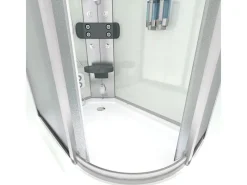 AcquaVapore AquaVapore Dusche Duschkabine D60-70M2R-EC Duschtempel Sauna 80x120 cm< Einhebelmischer