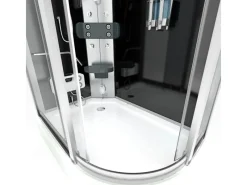 AcquaVapore Einhebelmischer<AquaVapore Dusche Duschkabine D60-73T2R Duschtempel Sauna 80x120 cm