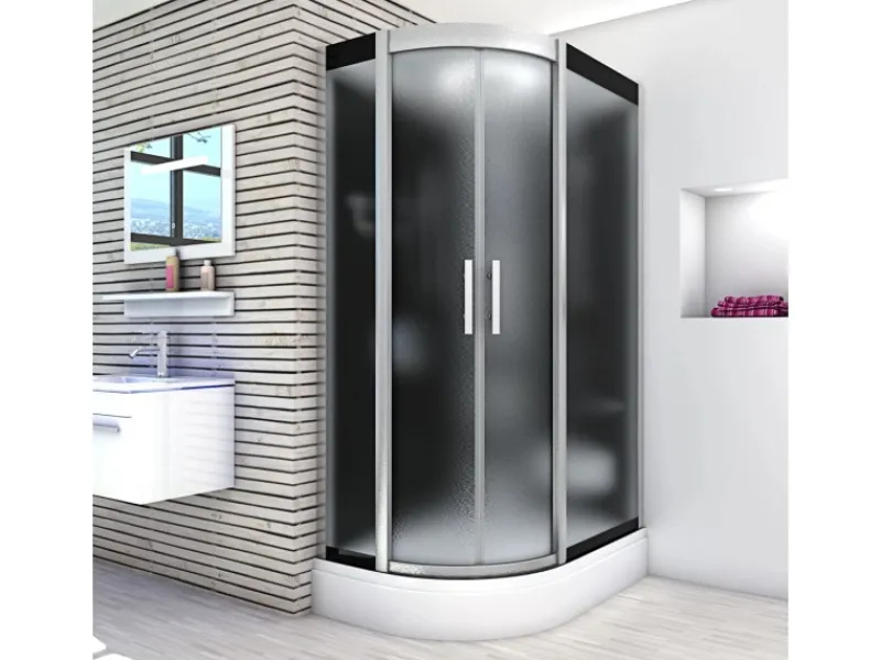 Best AcquaVapore AquaVapore Duschkabine Komplettdusche Fertigdusche Dusche D60-73M0L 120x80 cm