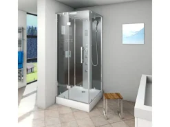 Online AcquaVapore AquaVapore Duschkabine Komplettdusche D38-23L0 Fertigdusche Dusche 100x100 cm