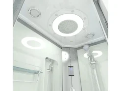 AcquaVapore Einhebelmischer<AquaVapore Duschkabine Komplettdusche Fertigdusche Dusche D60-70M0L-EC 120x80 cm
