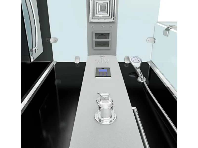 AcquaVapore Einhebelmischer<AquaVapore Duschkabine Komplettdusche D38-03R0 Fertigdusche Dusche 80x80 cm