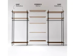 AR Shelving Kücheninseln<Deco Set Garderobe XL 185 x 235 x 35 cm