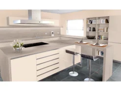 Outlet Arbeitsplatte 60 cm x 3,9 cm Meterware Marmor Medusa Beige