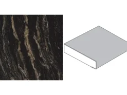 Clearance Arbeitsplatte 90 cm x 3,9 cm Meterware Marmor St. Laurent