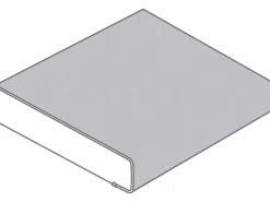 Einbauküchen<Arbeitsplatte Metall Versicolour 60 cm x 3,9 cm Meterware
