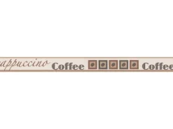 AS-Creation Küchenrückwände<A.S. Création Borte selbstklebend Coffee Küche 5 m x 5 cm Braun