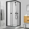 Einhebelmischer<Aurlane Komplettduschkabine Essential 80 cm x 80 cm x 192,5