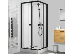 Einhebelmischer<Aurlane Komplettduschkabine Essential 80 cm x 80 cm x 192,5