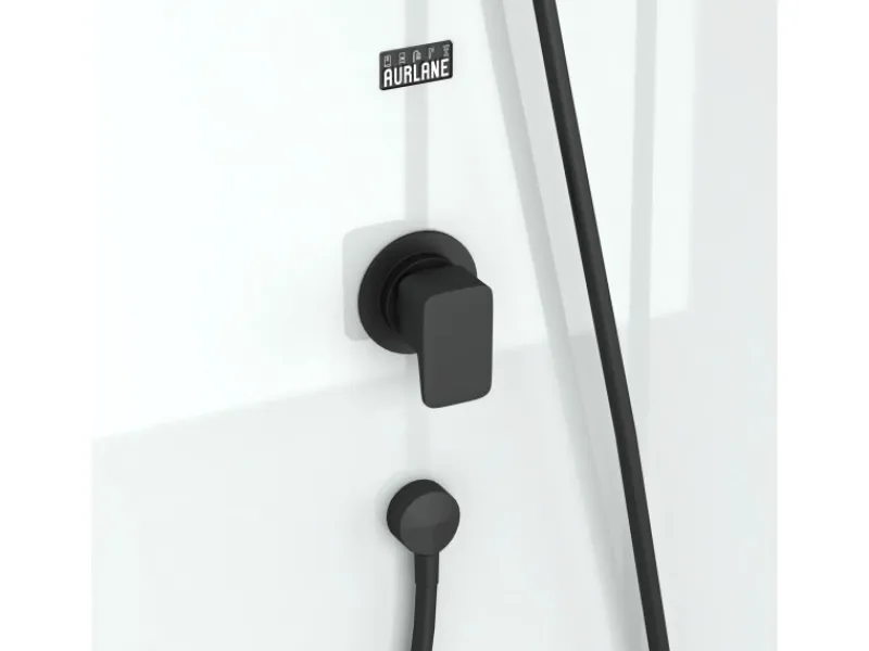 Einhebelmischer<Aurlane Komplettduschkabine Essential 80 cm x 80 cm x 192,5