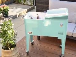 AXI Kühlwagen Retro Mint 76 l< Kühlschränke