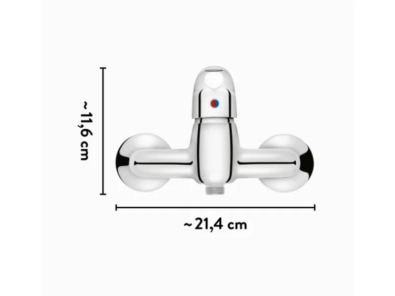 Hot baliv Duscharmatur DU-5010 Chrom