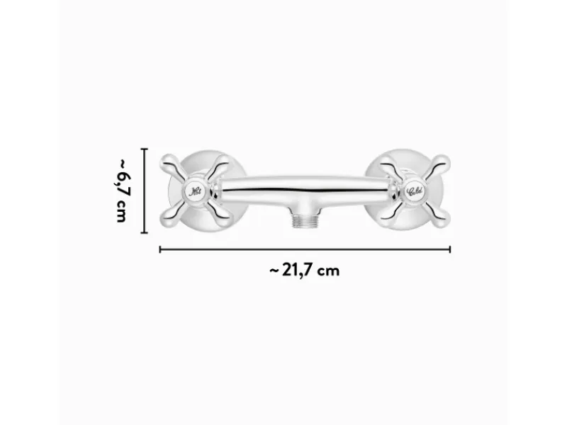 baliv Zweigriffarmatur<Duscharmatur DU-5040 Chrom
