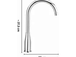 baliv Küchenarmatur KI-1140 Chrom< Einhebelmischer