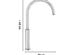 baliv Einhebelmischer<Küchenarmatur KI-1010 Chrom