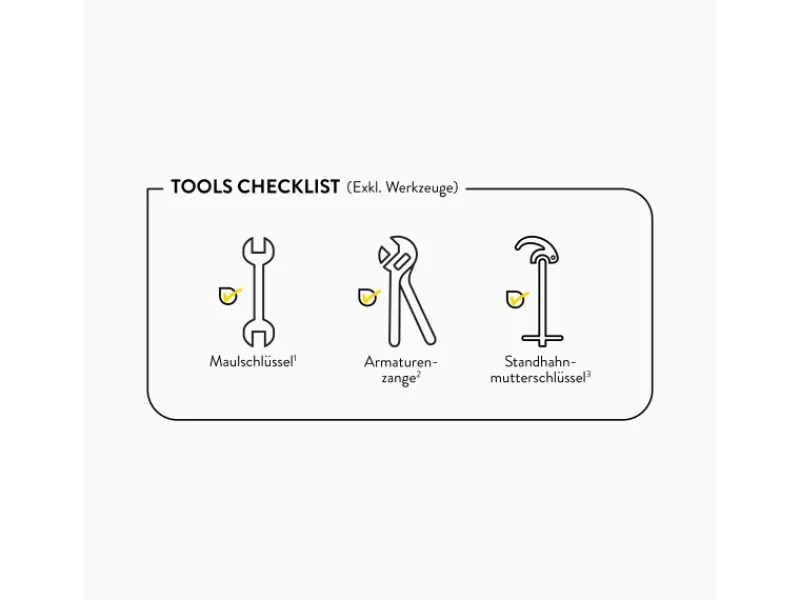 Outlet baliv Küchenarmatur KI-1090 Chrom