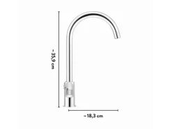 Outlet baliv Küchenarmatur KI-1280 Chrom