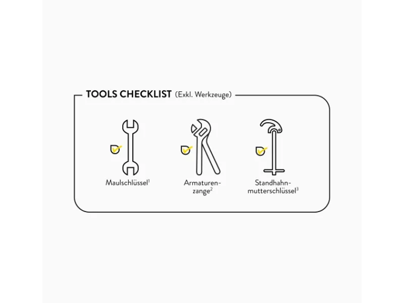 Outlet baliv Küchenarmatur KI-1280 Chrom