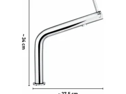 baliv Küchenarmatur KI-1160 Chrom< Einhebelmischer