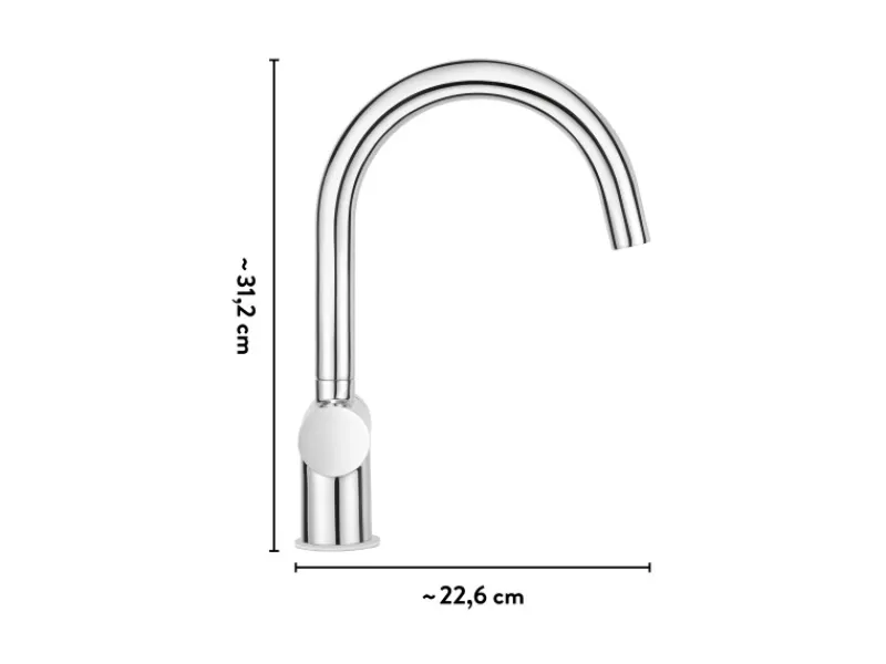 Hot baliv Küchenarmatur KI-5151 Chrom