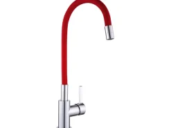 baliv Einhebelmischer<Küchenarmatur KI-1823 Chrom-Rot