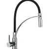 Outlet baliv Küchenarmatur KI-1861 Chrom-Schwarz