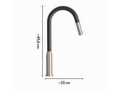baliv Küchenarmatur KI-1120 Edelstahl-Optik< Einhebelmischer