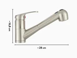 Clearance baliv Küchenarmatur KI-5094 Edelstahloptik