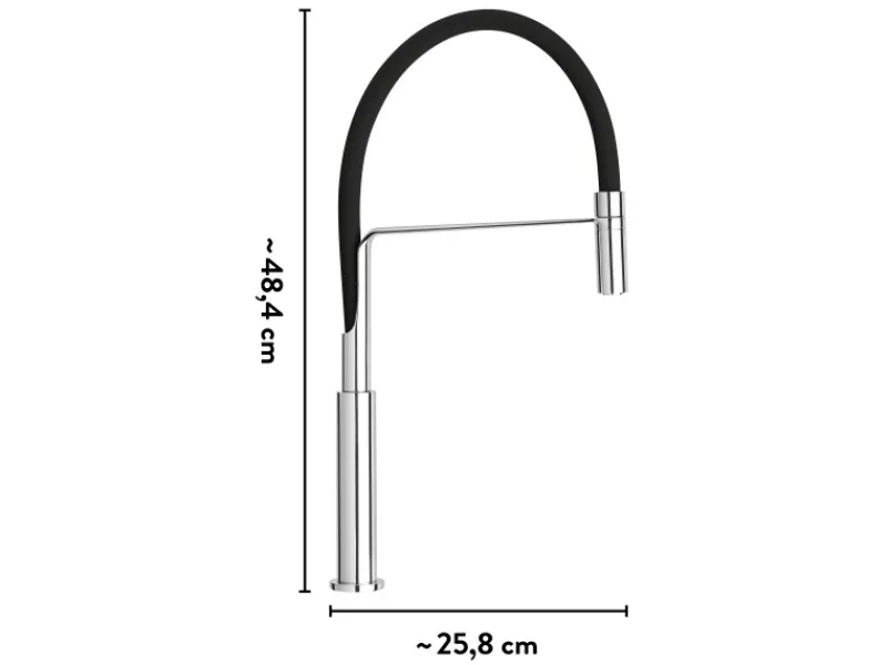 baliv Einhebelmischer<Küchenarmatur KI-1330 Chrom