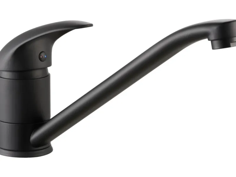 Discount baliv Küchenarmatur KI-1520 Schwarz Matt