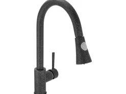 baliv Einhebelmischer<Küchenarmatur KI-1300 Schwarz Granitoptik