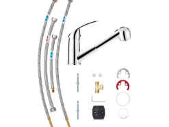 New baliv Niederdruck-Küchenarmatur KI-1185 N Chrom
