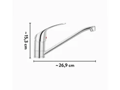 Outlet baliv Niederdruck-Küchenarmatur KI-1183 N Chrom