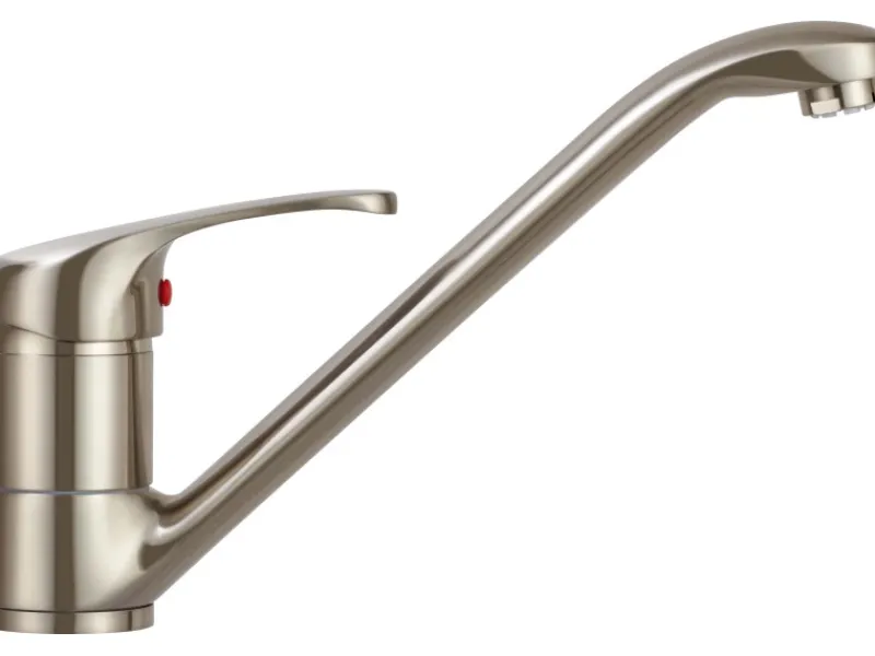 Hot baliv Niederdruck-Küchenarmatur KI-5093 N Edelstahl-Optik