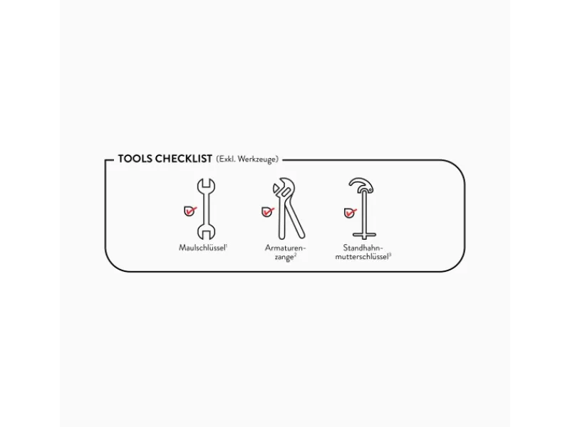 Hot baliv Niederdruck-Küchenarmatur KI-5093 N Edelstahl-Optik
