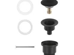 baliv Push-Ventil PV-3420 Schwarz-Matt< Zubehör Für Küchenarmatur