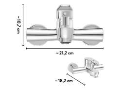 Online baliv Wannenarmatur WA-5060 Chrom