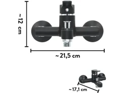 baliv Einhebelmischer<Wannenarmatur WA-5760 Matt