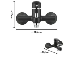 baliv Einhebelmischer<Wannenarmatur WA-5891 -Matt