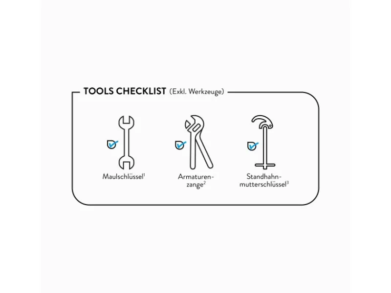 Discount baliv Waschtischarmatur WT-320 Chrom