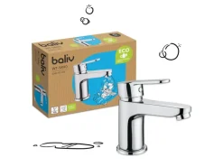 baliv Einhebelmischer<Waschtischarmatur WT-5890 Einhebel Verchromt
