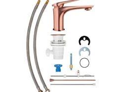 Hot baliv Waschtischarmatur WT-5082 optik Kupfer