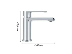 baliv Waschtischarmatur WT-610 Chrom< Einhebelmischer