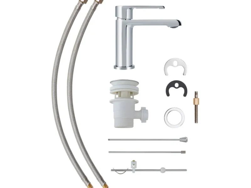 baliv Waschtischarmatur WT-610 Chrom< Einhebelmischer